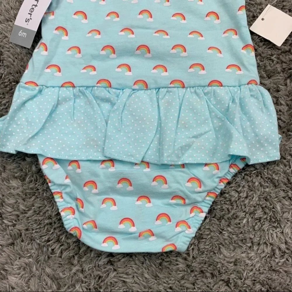 Toddlers Girl Romper 5 piece Bundle, 6 Month